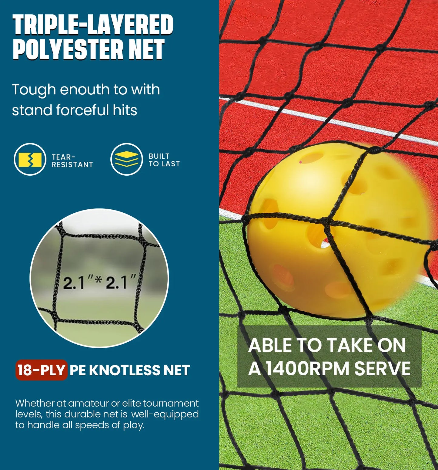 Elevate Your Game with the Bagail Portable Pickleball Net Set - 22 FT Regulation & 11 FT Half Court Sizes, Complete with Wheels, Ball Collector, Carry Bag, and 4 Pickle Balls for Ultimate Fun!
