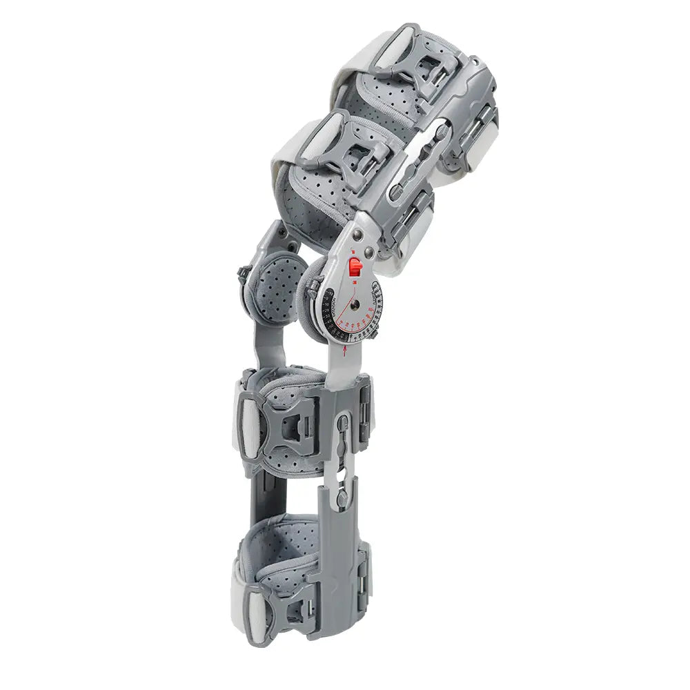 Aulexmed Adjustable Hinged ROM Knee Brace - Comfortable Support & Stability for Left or Right Leg, Perfect for Daily Activities