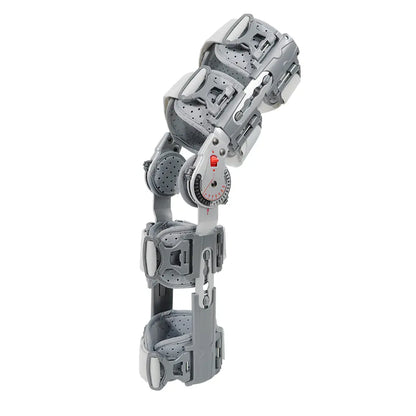 Aulexmed Adjustable Hinged ROM Knee Brace - Comfortable Support & Stability for Left or Right Leg, Perfect for Daily Activities